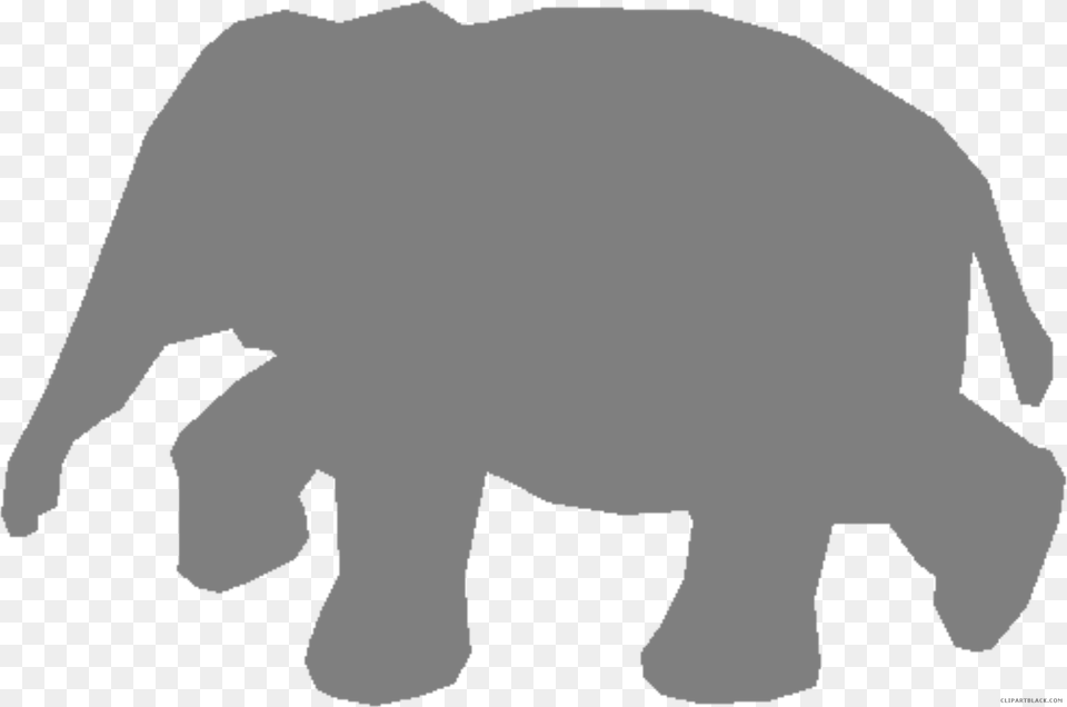 Grey Elephant Animal Black White Clipart Images Indian Elephant, Mammal, Wildlife, Smoke Pipe, Baby Png Image