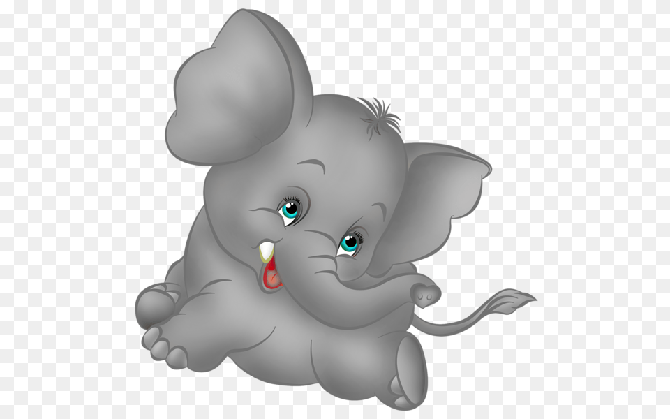 Grey Elephant Cartoon Clipart Art Elephant, Baby, Person, Animal, Pet Free Png