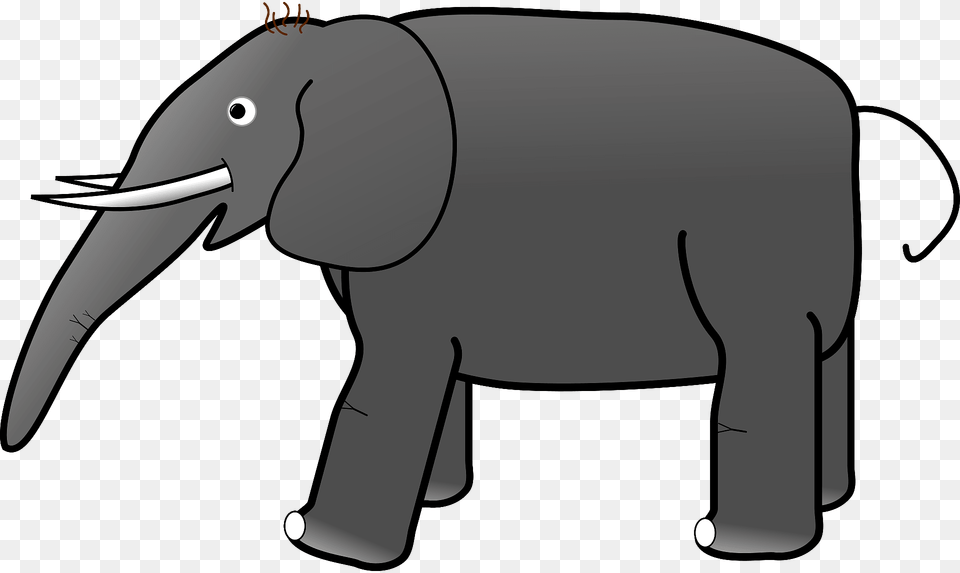 Grey Elephant Clipart, Animal, Mammal, Wildlife, Kangaroo Png Image
