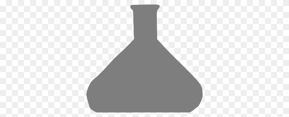 Grey Erlenmeyer Flask, Jar, Pottery, Vase Free Png