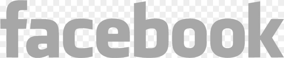 Grey Facebook Text Logo Free Png