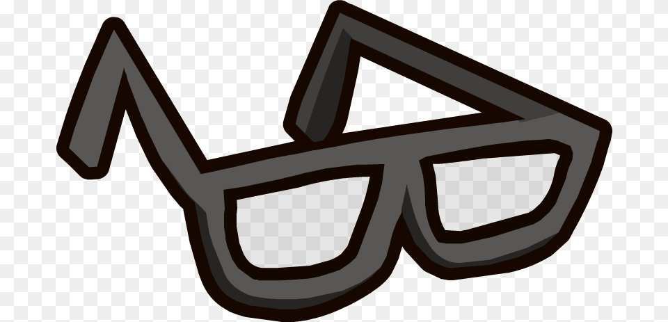 Grey Glasses Club Penguin Glasses, Accessories, Goggles Png