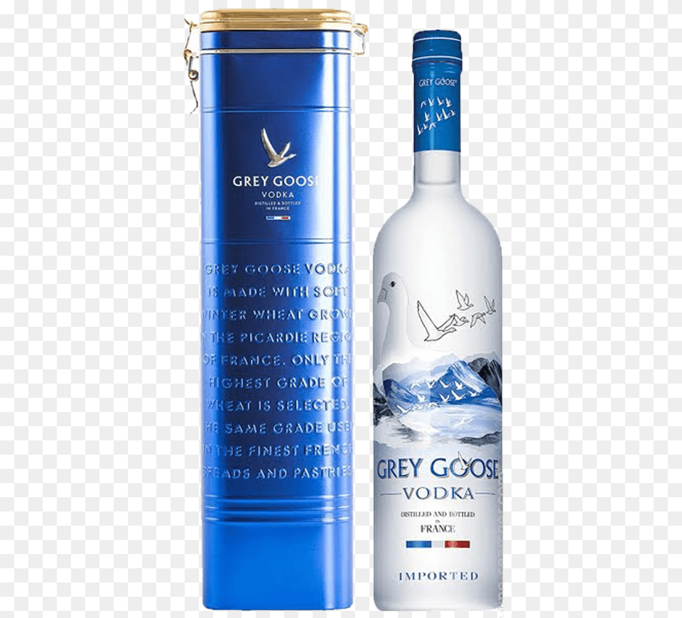 Grey Goose Blue 75cl Vodka Vodka Grey Goose, Alcohol, Beverage, Liquor, Bottle Png