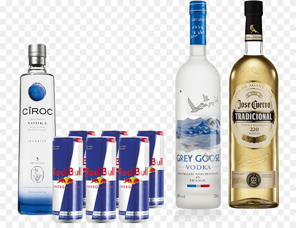 Grey Goose Vodka 1 Ciroc Vodka, Alcohol, Beverage, Liquor, Can Free Png Download