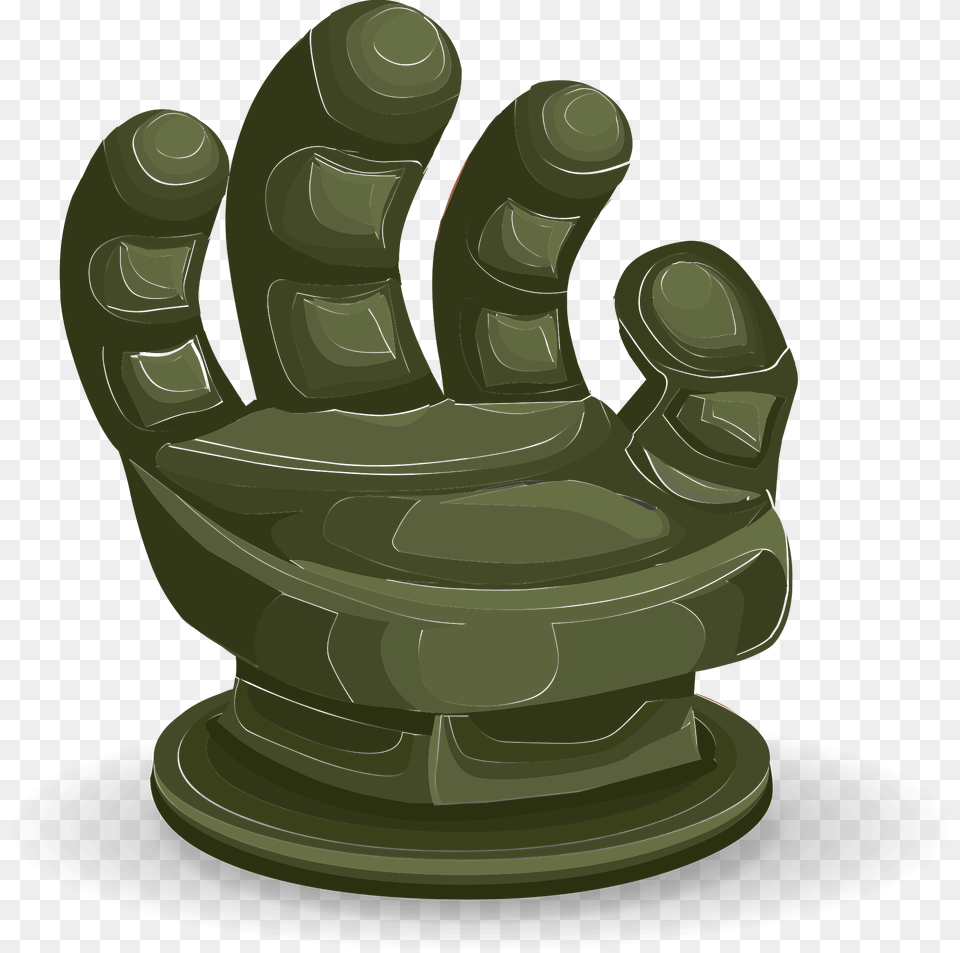 Grey Green Hand Fantasy Armchair Clipart, Clothing, Glove, Baseball, Baseball Glove Png Image