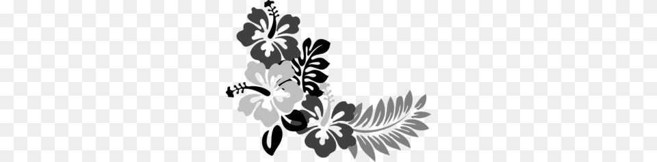 Grey Hibiscus Clip Art, Plant, Flower, Pattern, Graphics Free Transparent Png