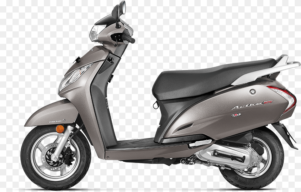 Grey Honda Activa, Scooter, Transportation, Vehicle, Machine Png