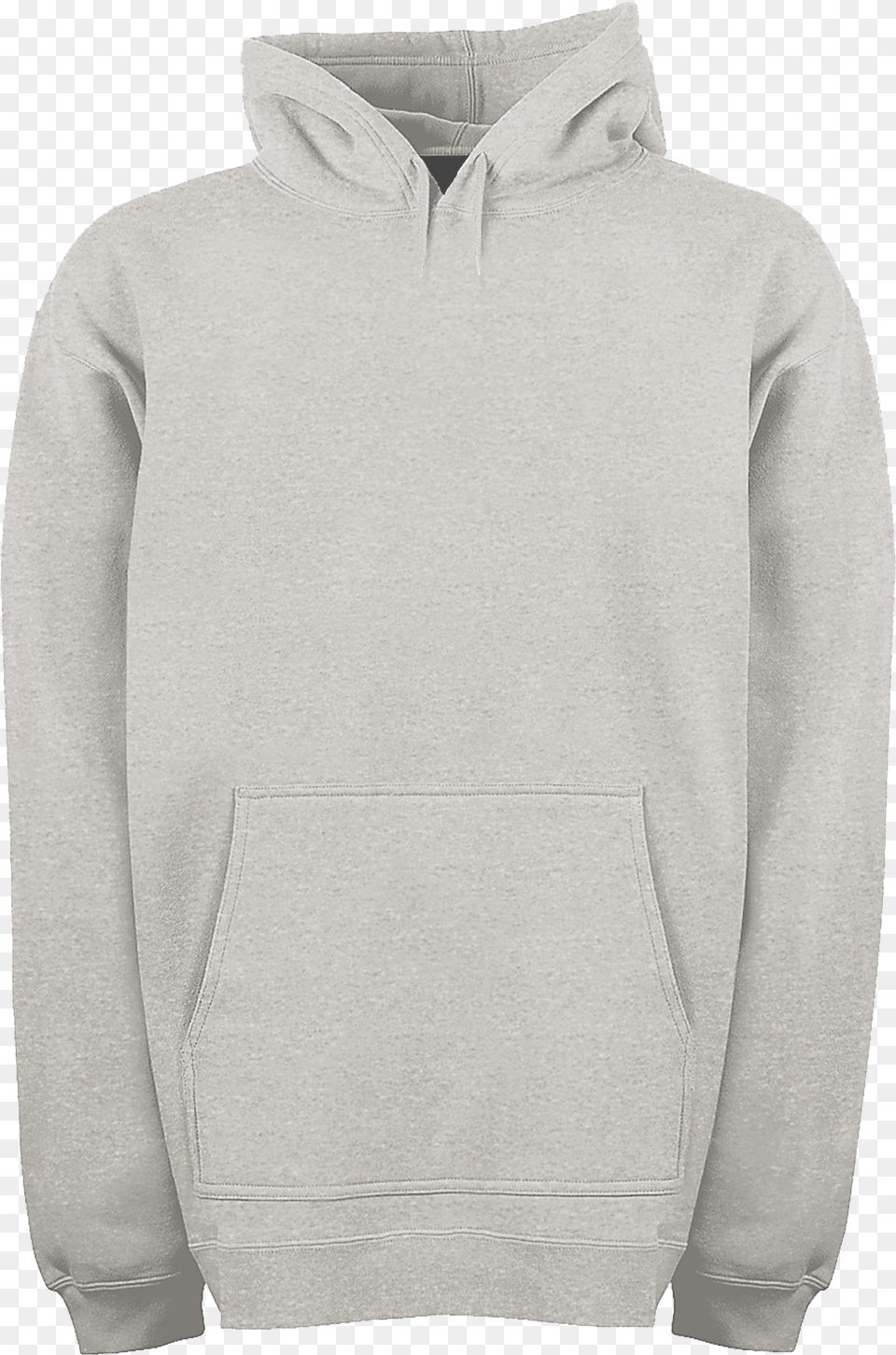 Grey Hoodie Front Templates Station Gildan Unisex Hooded Sweatshirt, Clothing, Knitwear, Sweater, Hood Free Png