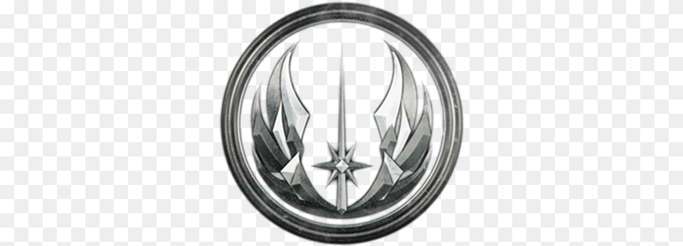 Grey Jedi Order Gray Jedi Order Logo, Emblem, Symbol Free Transparent Png