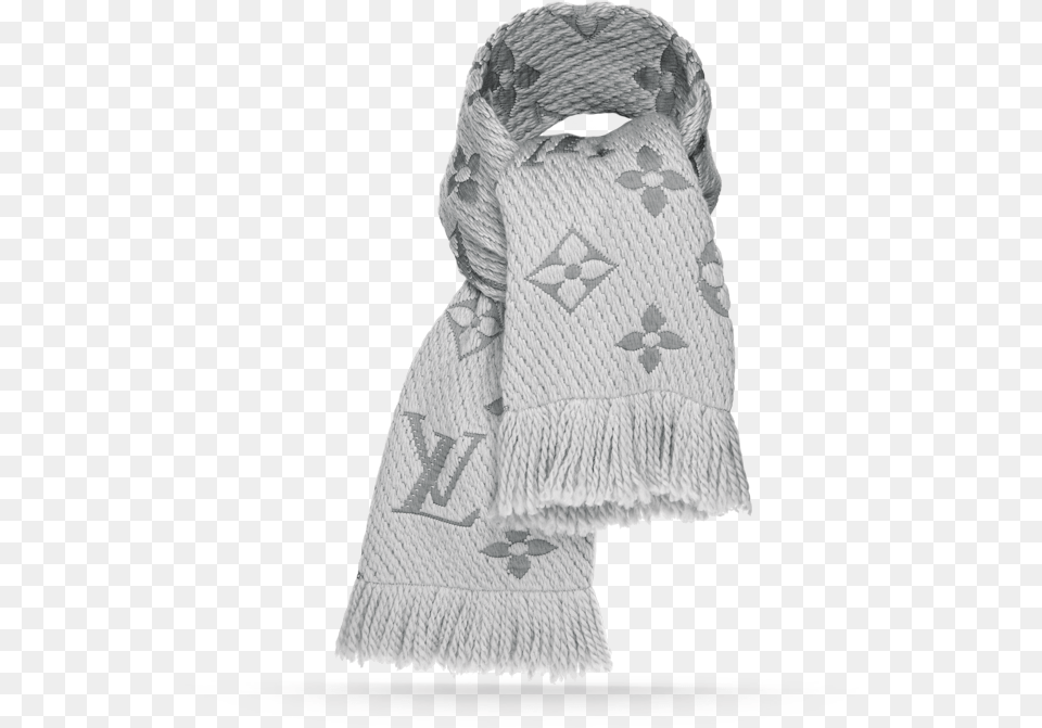 Grey Louis Vuitton Scarf, Clothing, Hat, Adult, Wedding Free Transparent Png