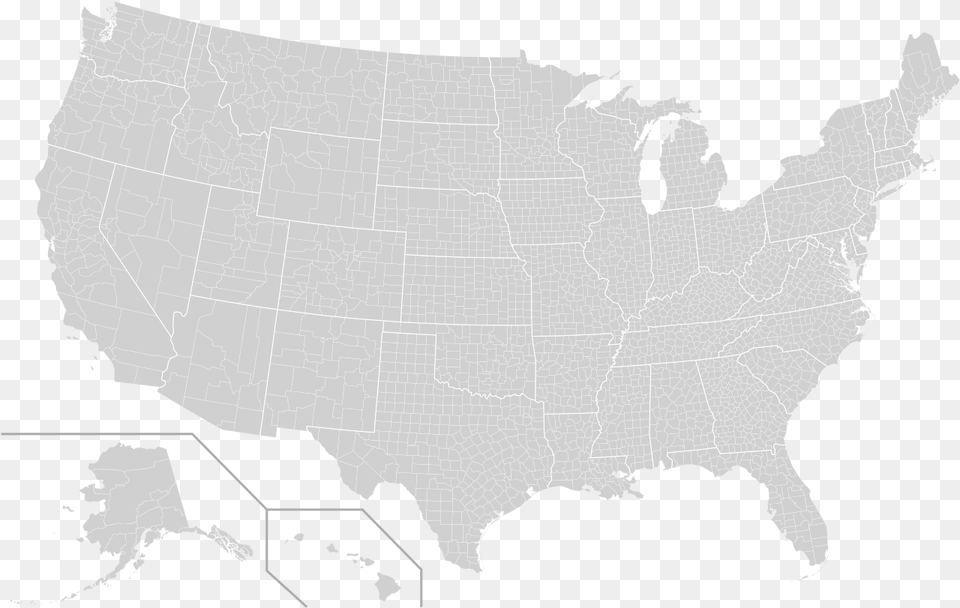 Grey Map Of Us, Chart, Plot, Atlas, Diagram Png Image