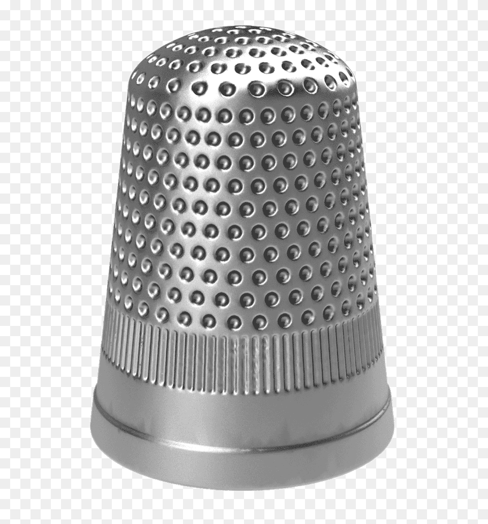 Grey Metallic Thimble Free Png