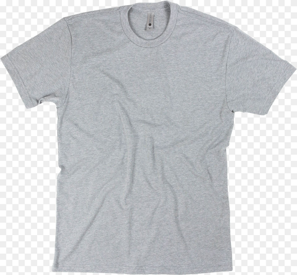 Grey Next Level Gray Shirt, Clothing, T-shirt Png Image