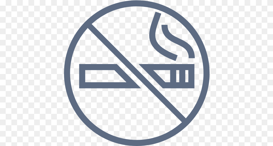 Grey No Smoking Free Icon Of Hotel No Touch Icon, Emblem, Logo, Symbol, Disk Png Image
