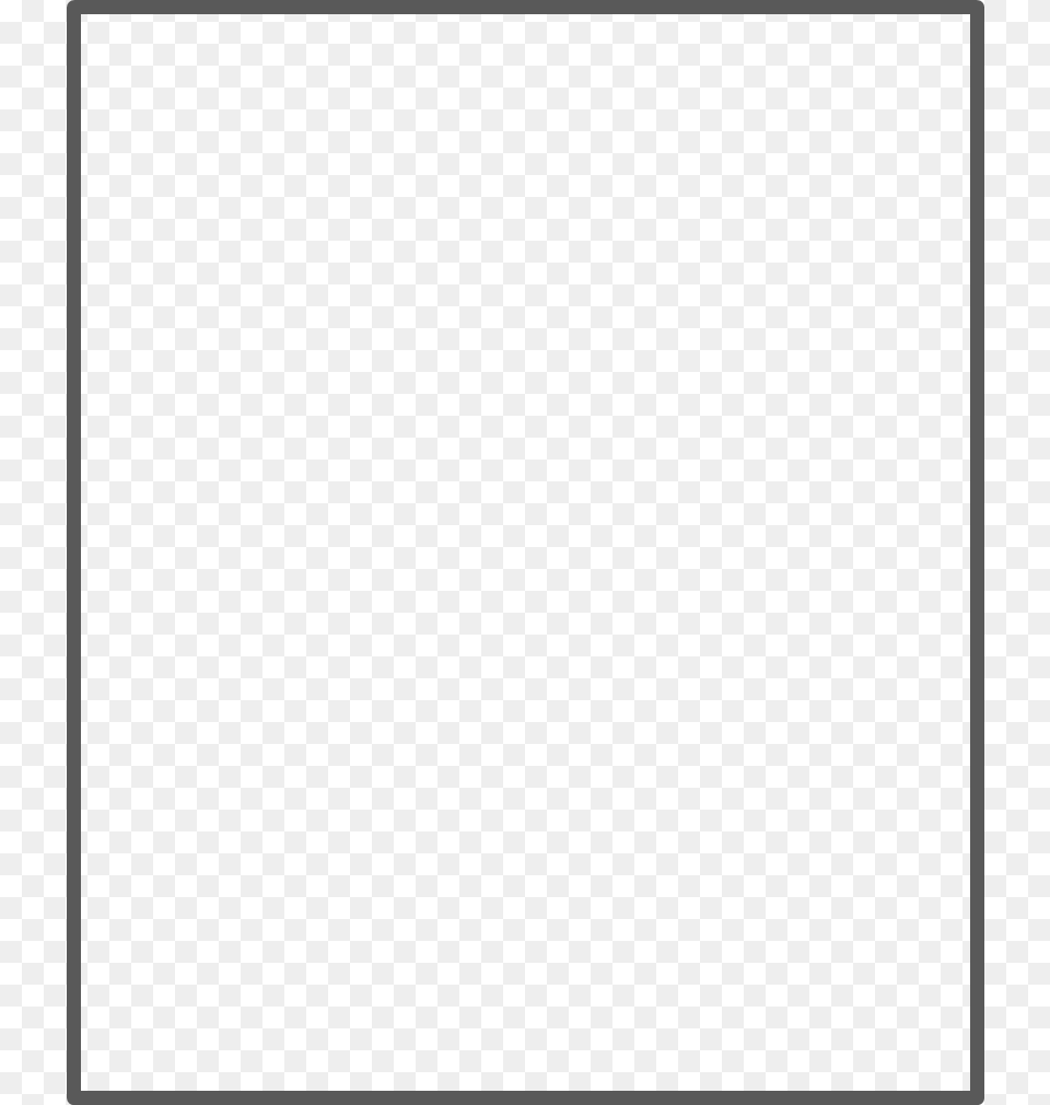 Grey Open Box Solid Border, Gray Free Transparent Png