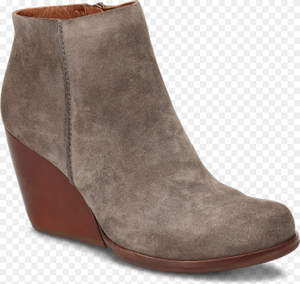 Grey Pietra Suede Boot, Clothing, Footwear, Shoe, Wedge Free Transparent Png