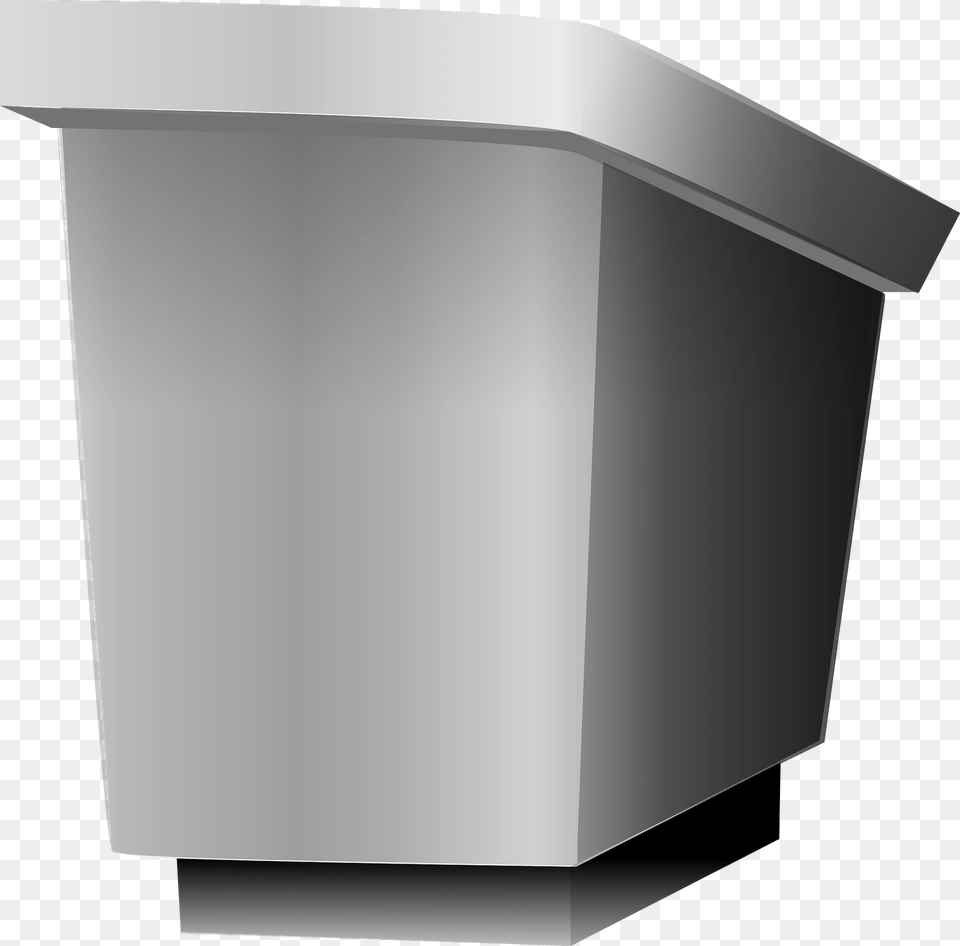 Grey Podium Clipart, Furniture, Mailbox, Table, Reception Png Image