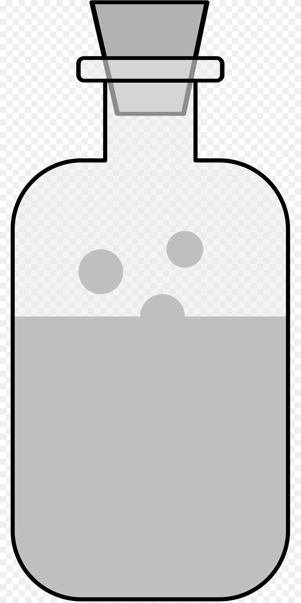 Grey Potion Clipart, Bottle, Lotion Png