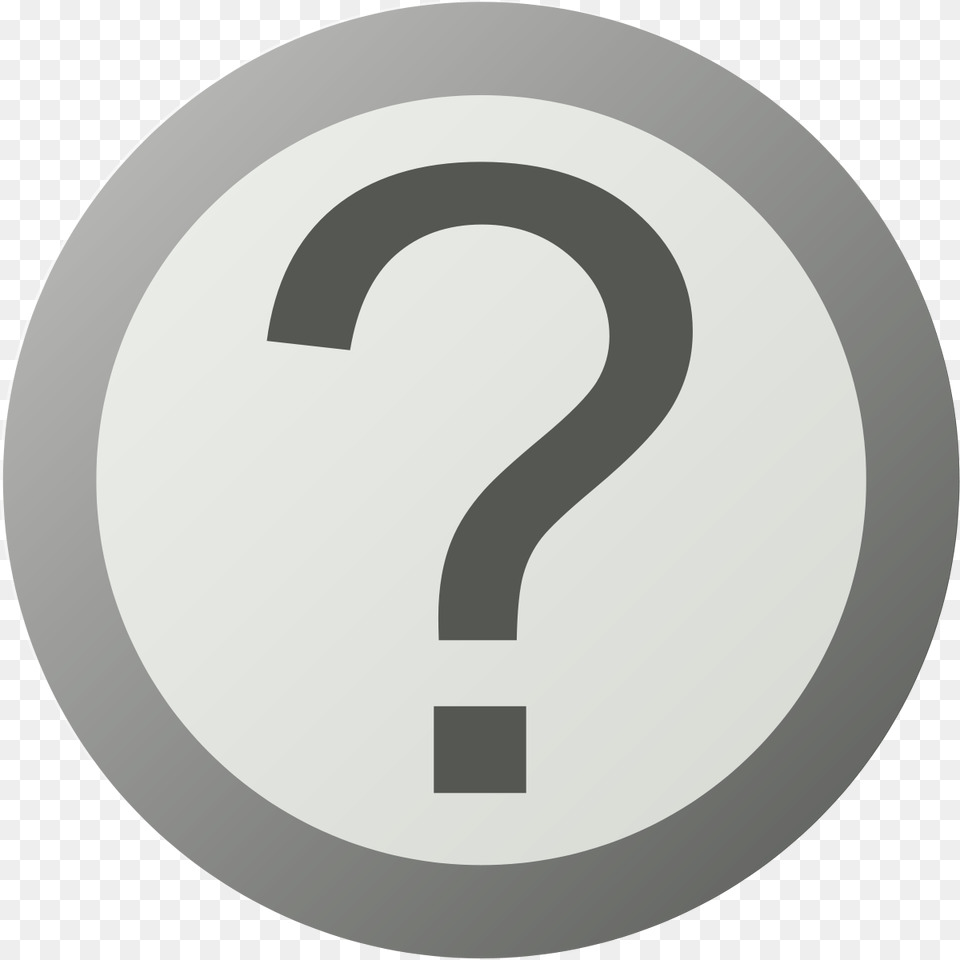 Grey Question Mark Symbol, Number, Text, Disk Free Transparent Png