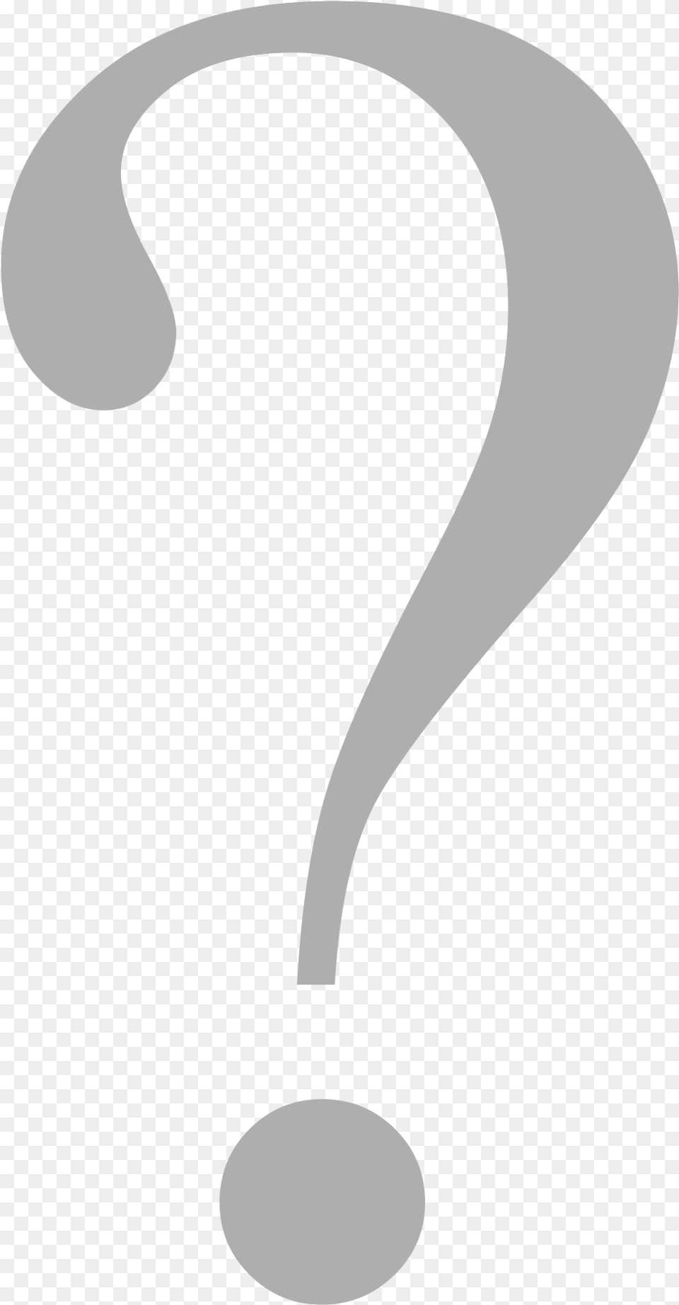 Grey Question Mark Vector, Stencil Png Image