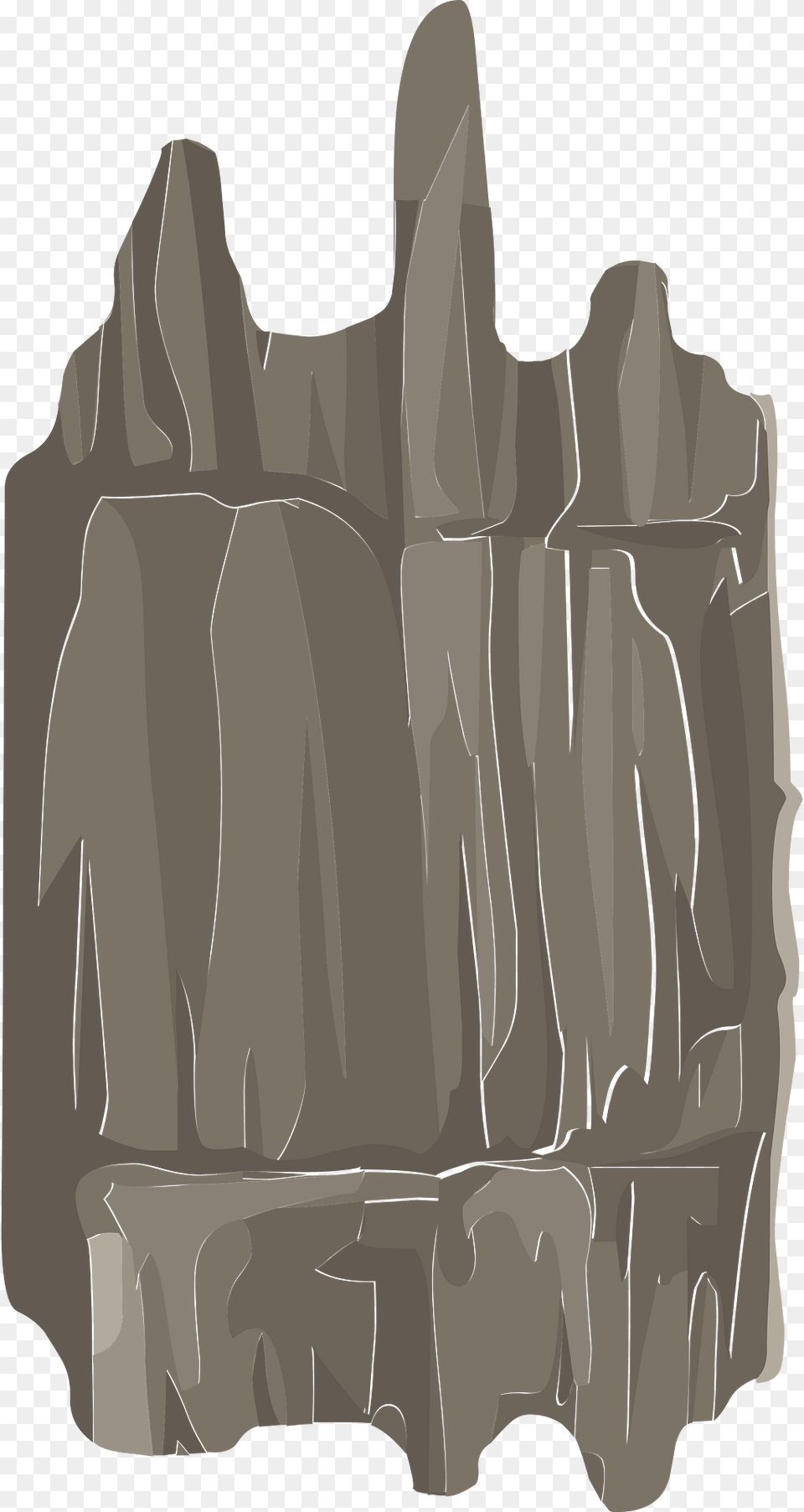 Grey Rock Ladder Clipart, Cliff, Nature, Outdoors, Bag Free Png