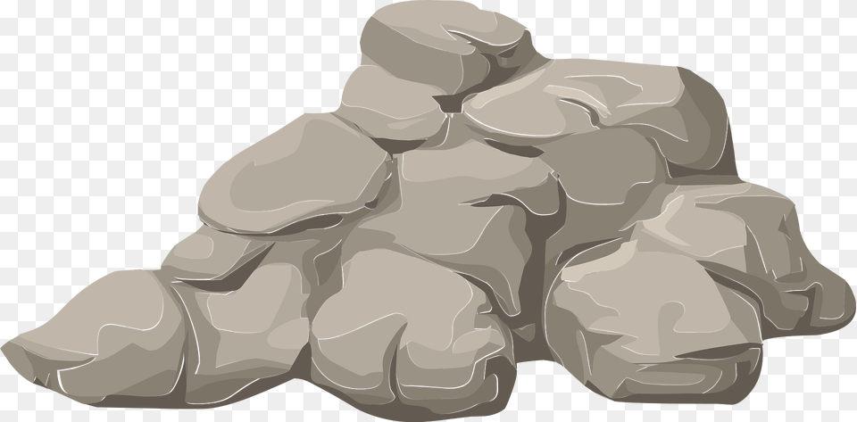 Grey Rock Rubble Clipart, Person Free Png