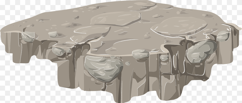 Grey Rocky Platform Clipart, Ice, Nature, Outdoors Free Png Download