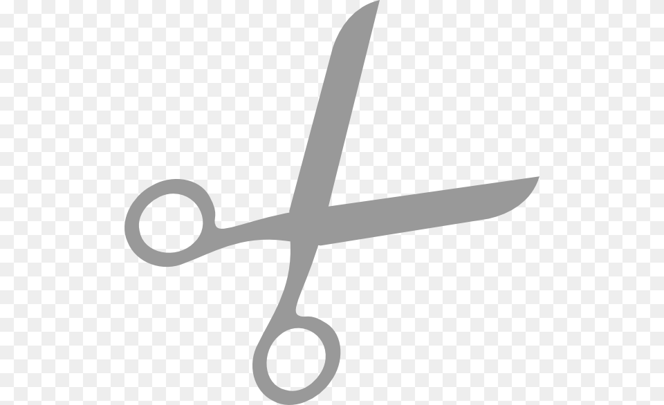 Grey Scissors 333 555 Clip Art Grey Scissors, Blade, Shears, Weapon, Animal Free Transparent Png