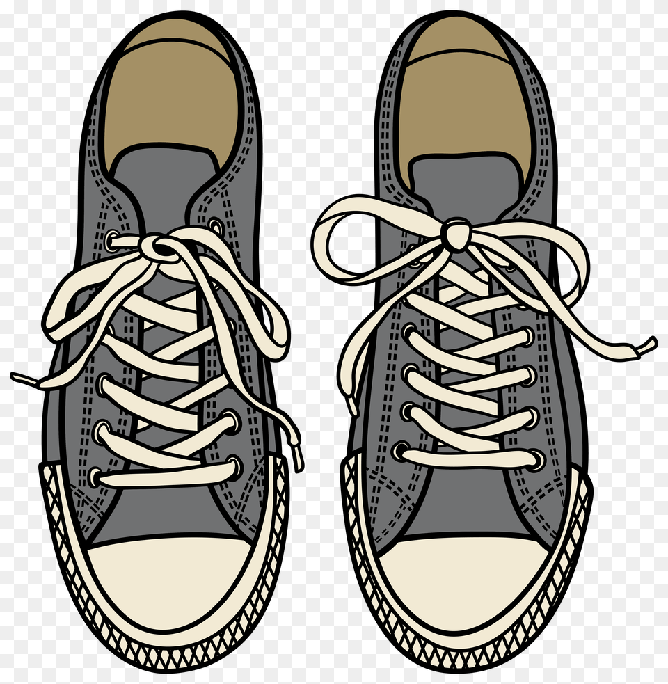 Grey Sneakers Clipart, Clothing, Footwear, Shoe, Sneaker Free Png