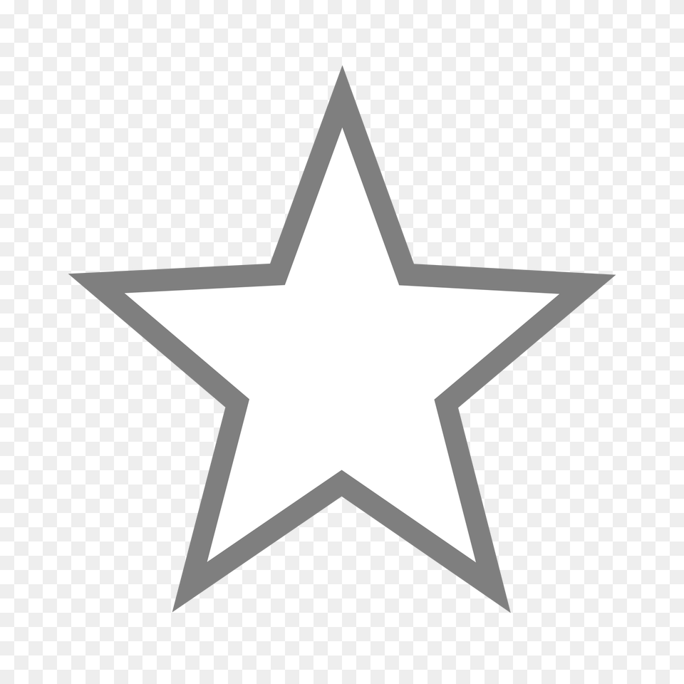Grey Star, Star Symbol, Symbol, Cross Free Png