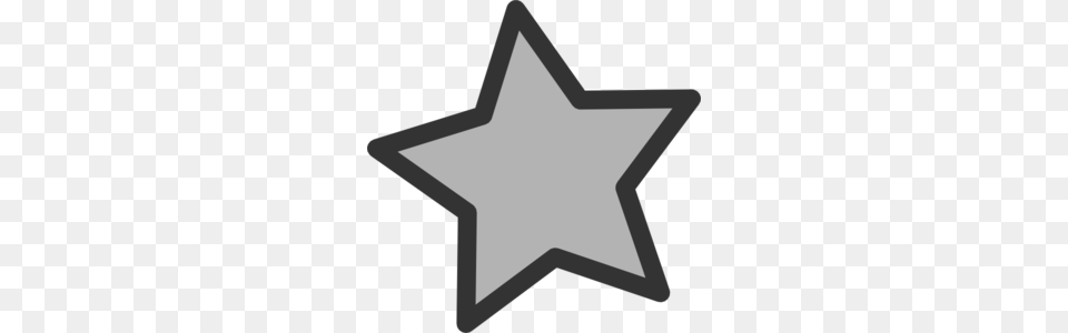 Grey Star Clip Art, Star Symbol, Symbol, Blackboard Png