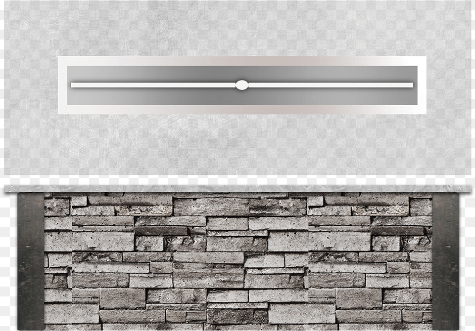 Grey Stone Rectangle Fire Table, Architecture, Brick, Building, Wall Free Png