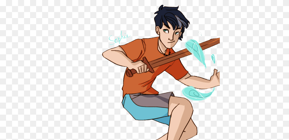 Grey Streak Percy Jackson In Percy Jackson, Book, Comics, Publication, Person Png