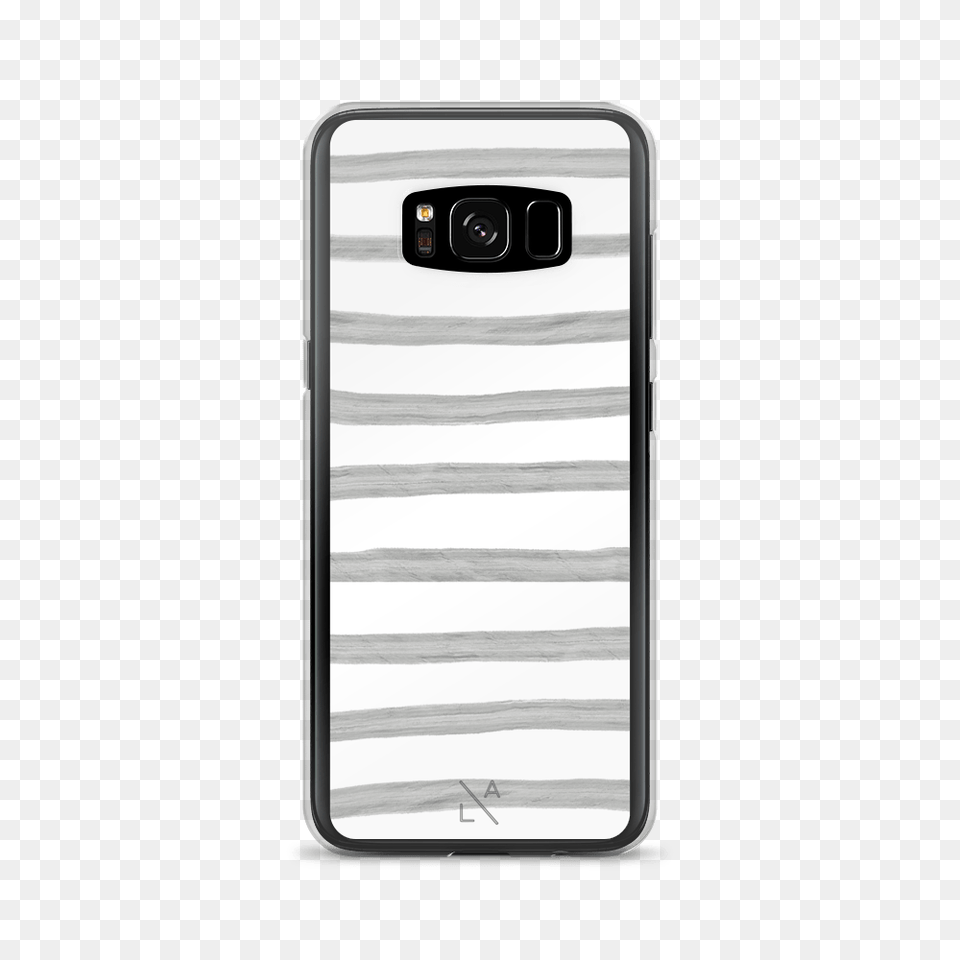 Grey Stripes Samsung Galaxy Phone Case Laurie Anne Art, Electronics, Mobile Phone Free Png Download