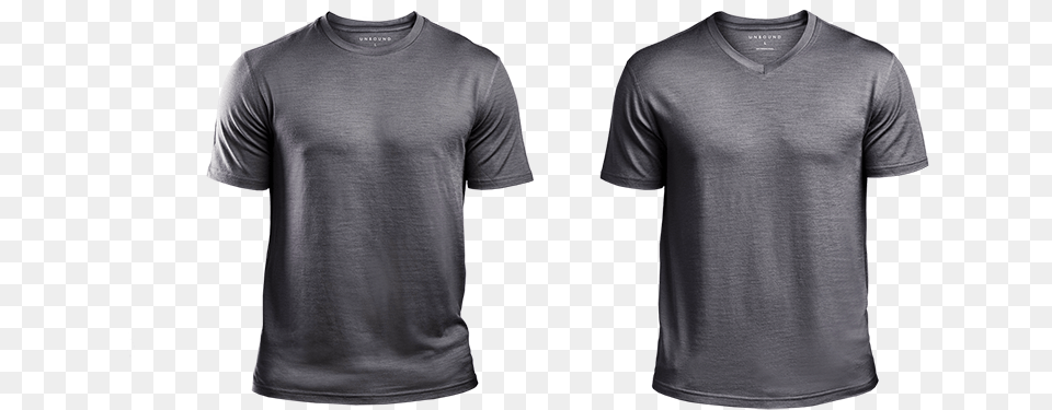 Grey T Shirt, Clothing, T-shirt, Undershirt Free Png