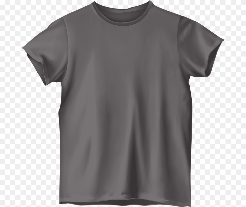 Grey T Shirt, Clothing, T-shirt Free Transparent Png