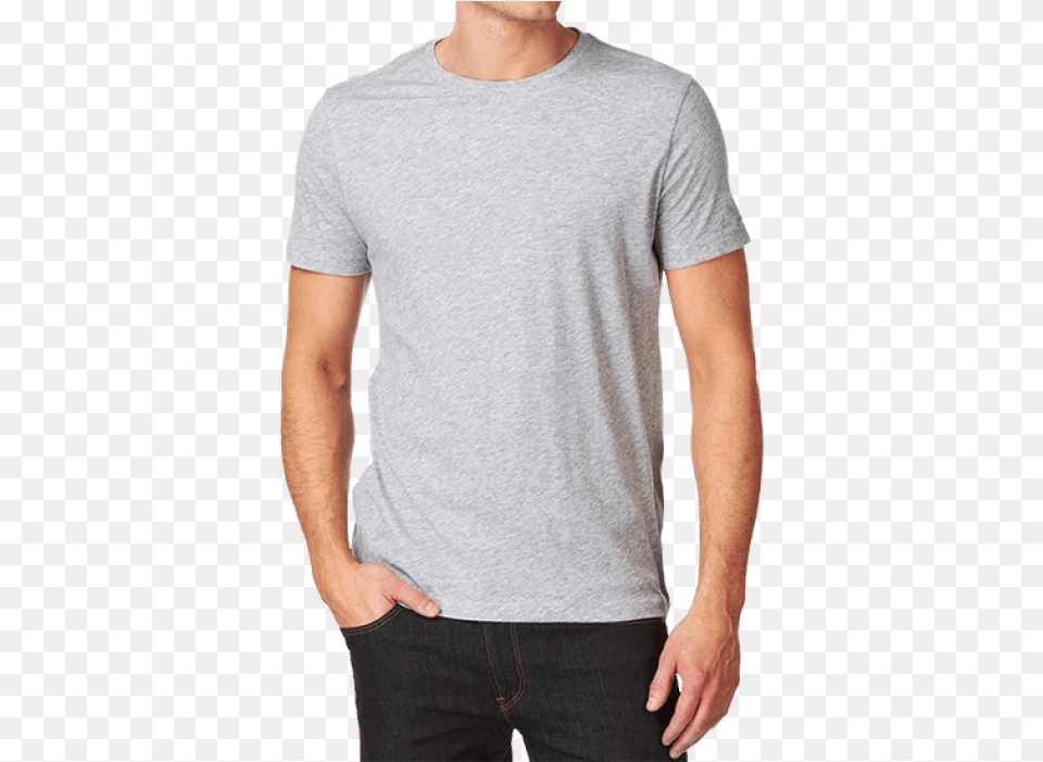Grey T Shirt Grey T Shirt Model, Clothing, T-shirt, Sleeve Png