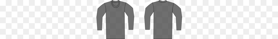 Grey T Shirt Template Clip Art, Clothing, Long Sleeve, Sleeve, T-shirt Png Image