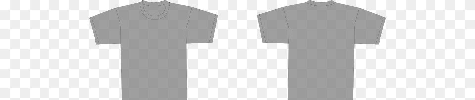 Grey T Shirt Template Clip Arts For Web, Clothing, T-shirt Free Png