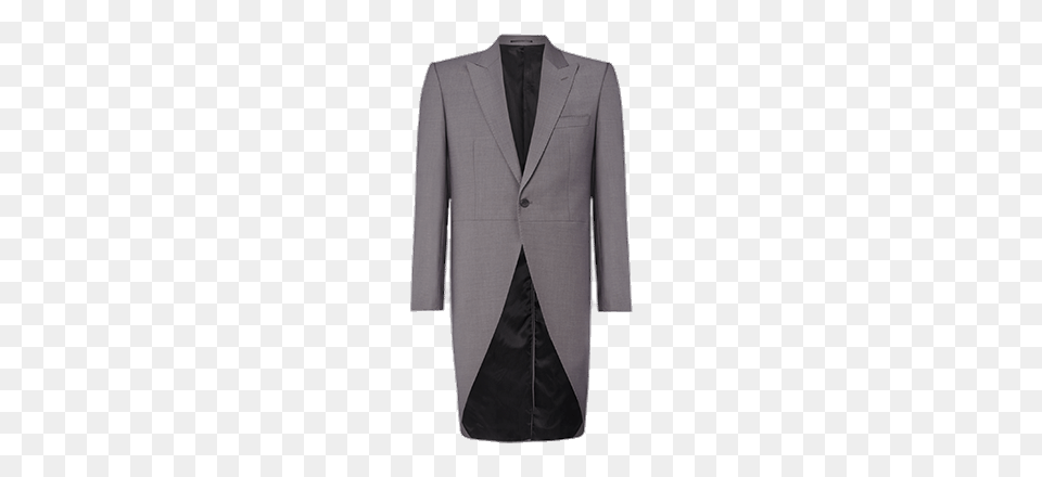 Grey Tailcoat, Clothing, Coat, Formal Wear, Suit Free Png
