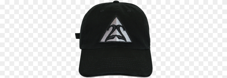 Grey Triangle With Black Outline Dad Hat Hat, Baseball Cap, Cap, Clothing, Helmet Free Transparent Png