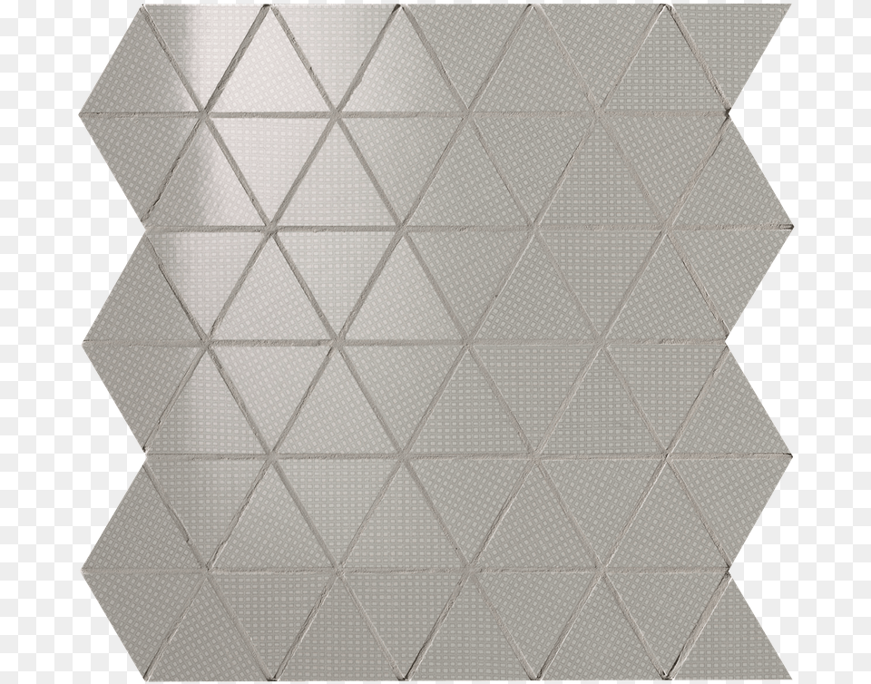 Grey Triangolo Mosaico, Tile, Aluminium, Texture Free Transparent Png