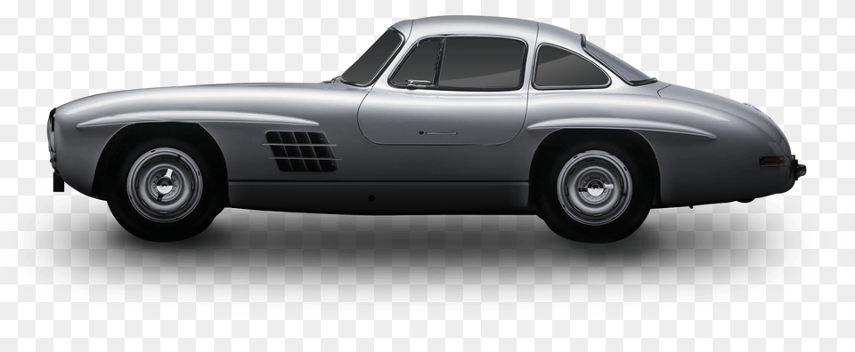 Grey Vintage Porsche, Car, Vehicle, Coupe, Sedan Png