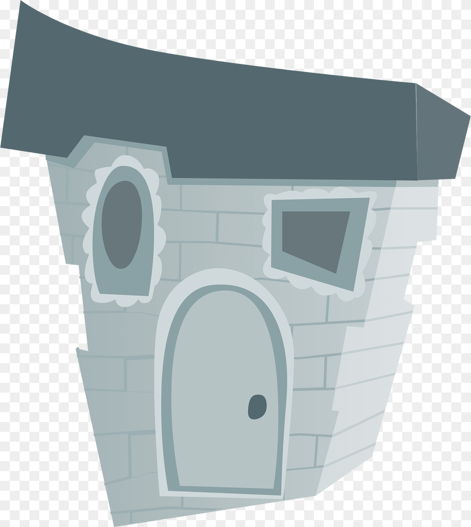 Grey Wacky Fantasy House Clipart, Dog House, Outdoors Free Transparent Png