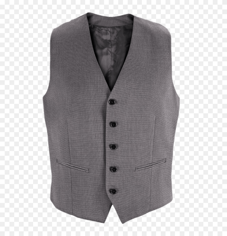 Grey Waistcoat, Clothing, Lifejacket, Vest Free Png