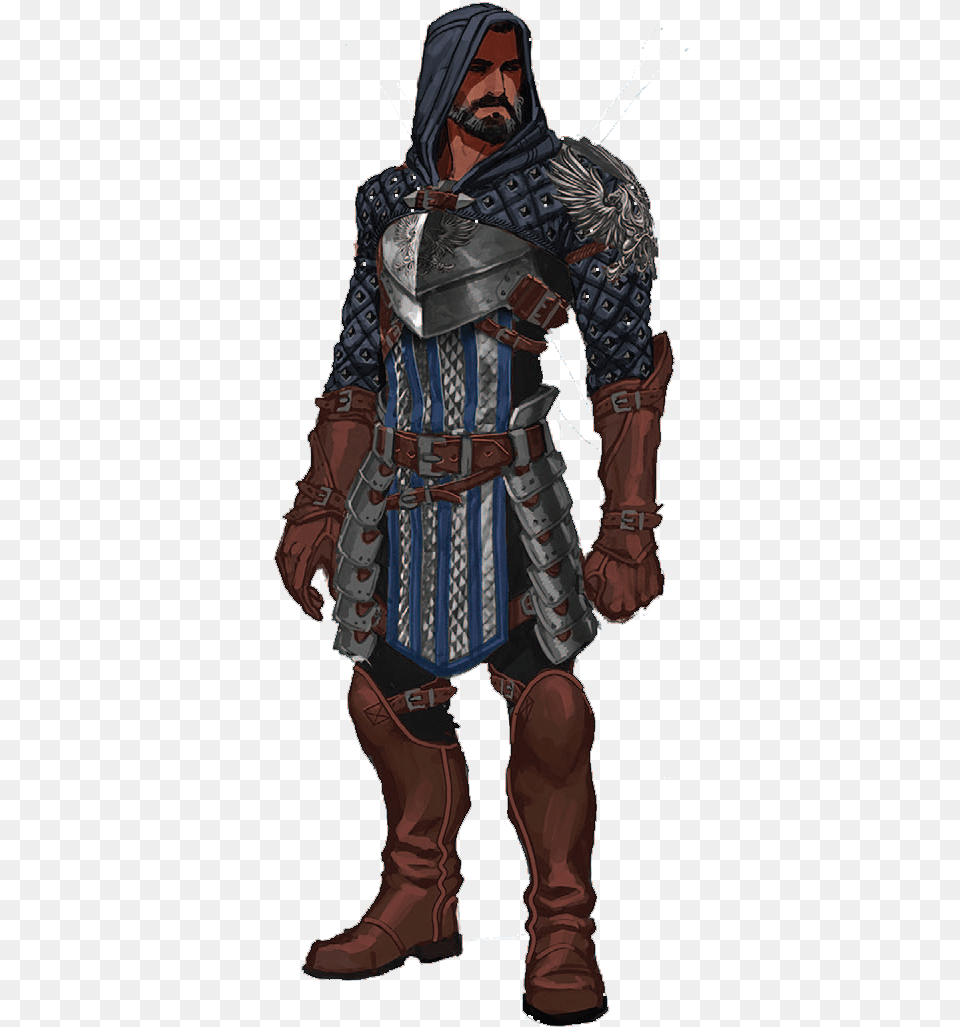 Grey Warden Armor Rogue, Adult, Male, Man, Person Free Png