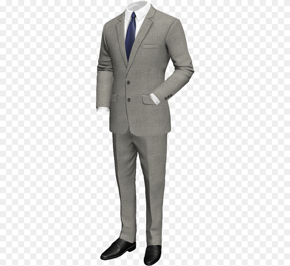 Grey Wool Suit Suit With Six Buttons, Tuxedo, Clothing, Formal Wear, Person Png Image