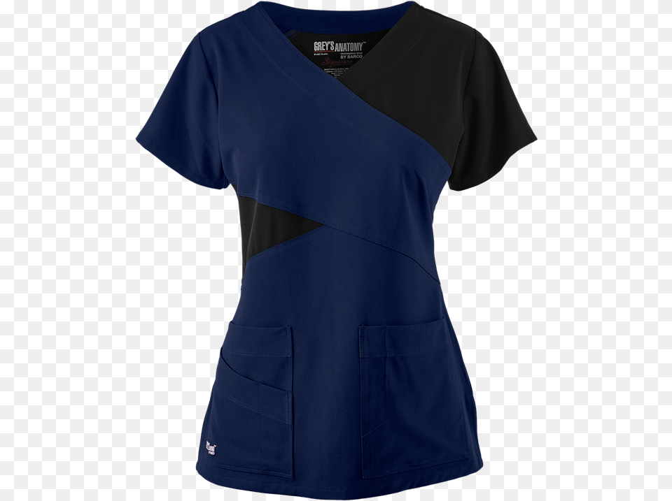 Grey39s Anatomy Signature 2140 Scrub Top Stretch Polo Shirt, Clothing, T-shirt, Dress, Blouse Free Png Download