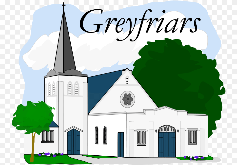 Greyfriars Church Mt Eden New Zealand Clipart Transparent Background Church Clipart, Architecture, Building, Cathedral, Spire Free Png Download