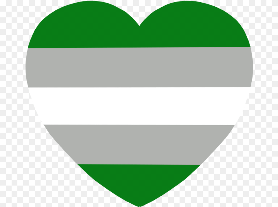 Greyromantic Heart Emoji Heart, Person, Logo, Green Free Png Download